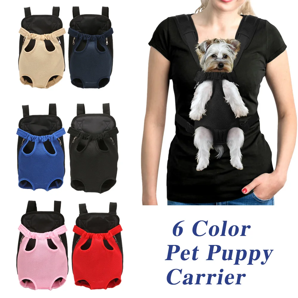 PetDogCarrierBackpackMeshDogCarriersBagOutdoorTravelStrap