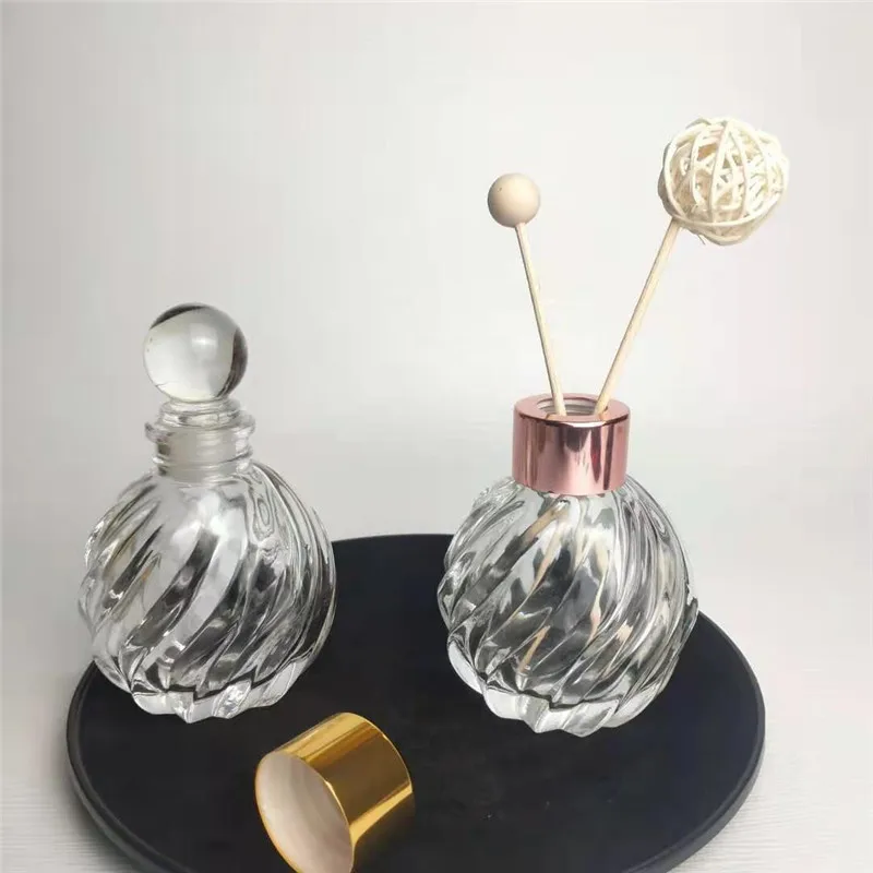 100ml Perfume Pineapple Shape Bottle Mini Storage Home Decor Sealed Glass Jar Aromatherapy