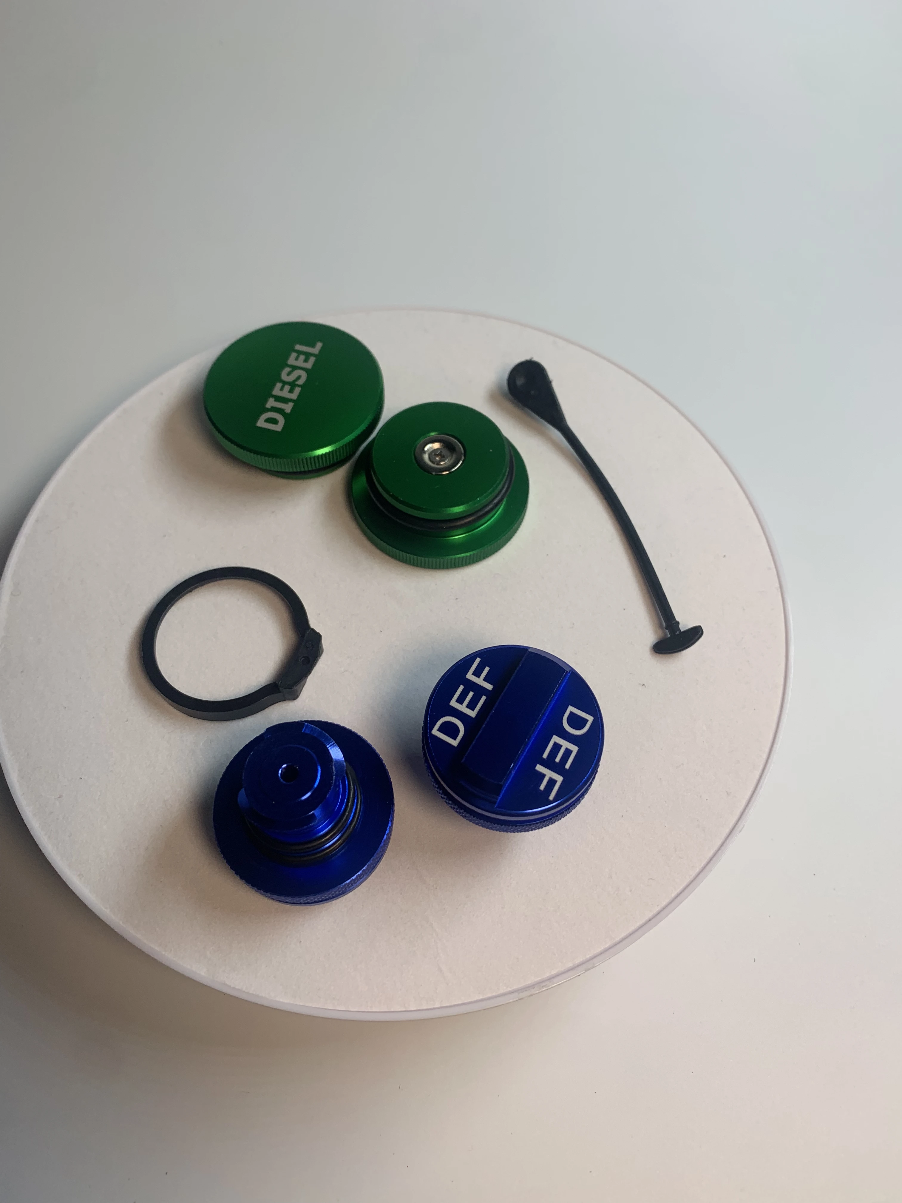 DEF Oil Cover Diesel Cover O-rings 3D Threading Fit For Dodge Ram Cummins 2013-2 - Foto 8