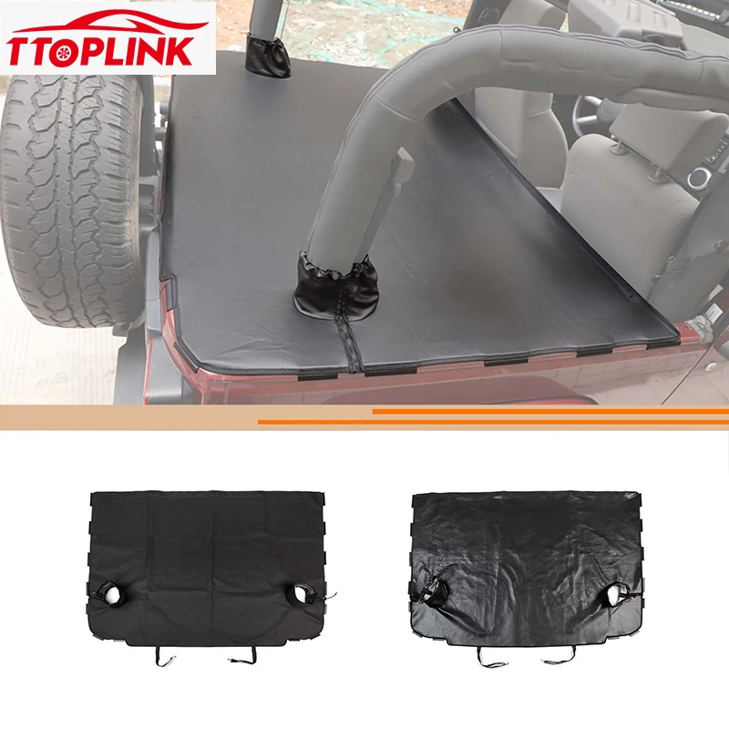 Oxford Cloth Rear Trunk Cloth Isolation Cover Two Door Version for Jeep Wrangler JK 2007- Car Accessories