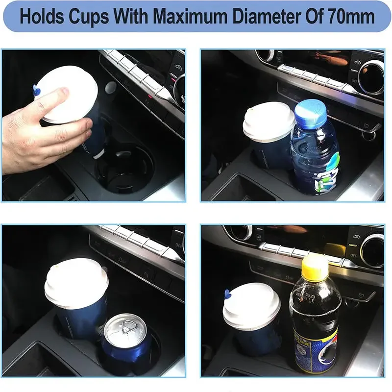 Car Beverage Holder Adhesive Cup Storage Rack Cup Bottle Holder Multifunction Drink Rack 1/2Pcs