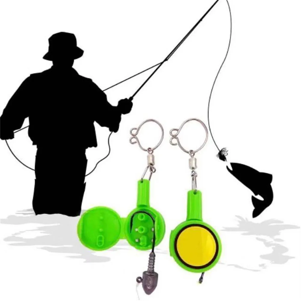 1Pc Fishing Knot Tying Tool Fishhook Storage Box Protect From Fish Hooks Portable Fish Hook Organizer Fishing Accessories Tackle