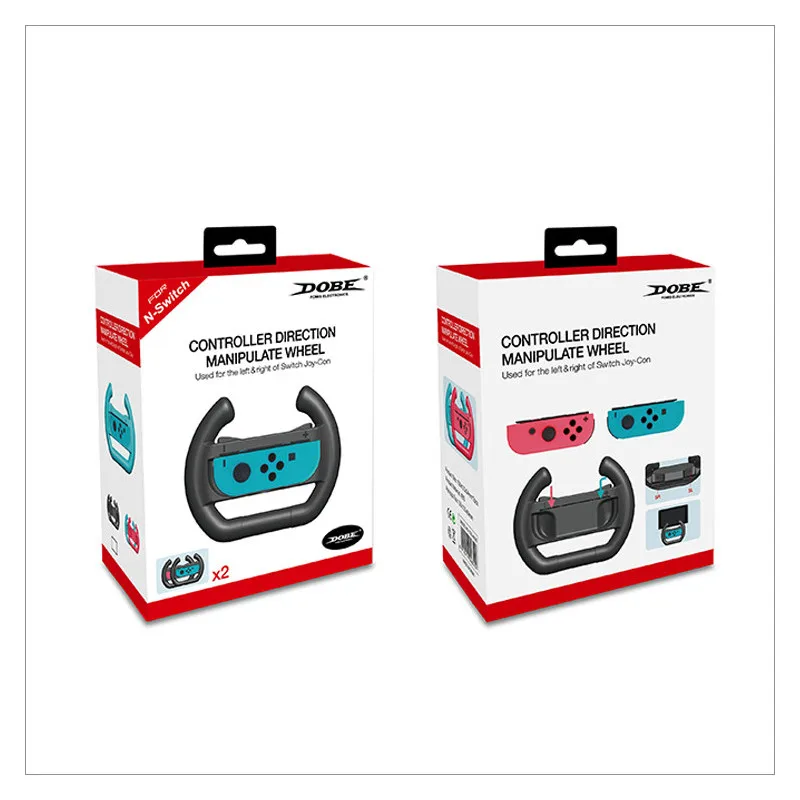Controller Direction Manipulate Wheel Per Nintendo Switch Joy-Con Handle Steering Wheel Dobe Twin Pack