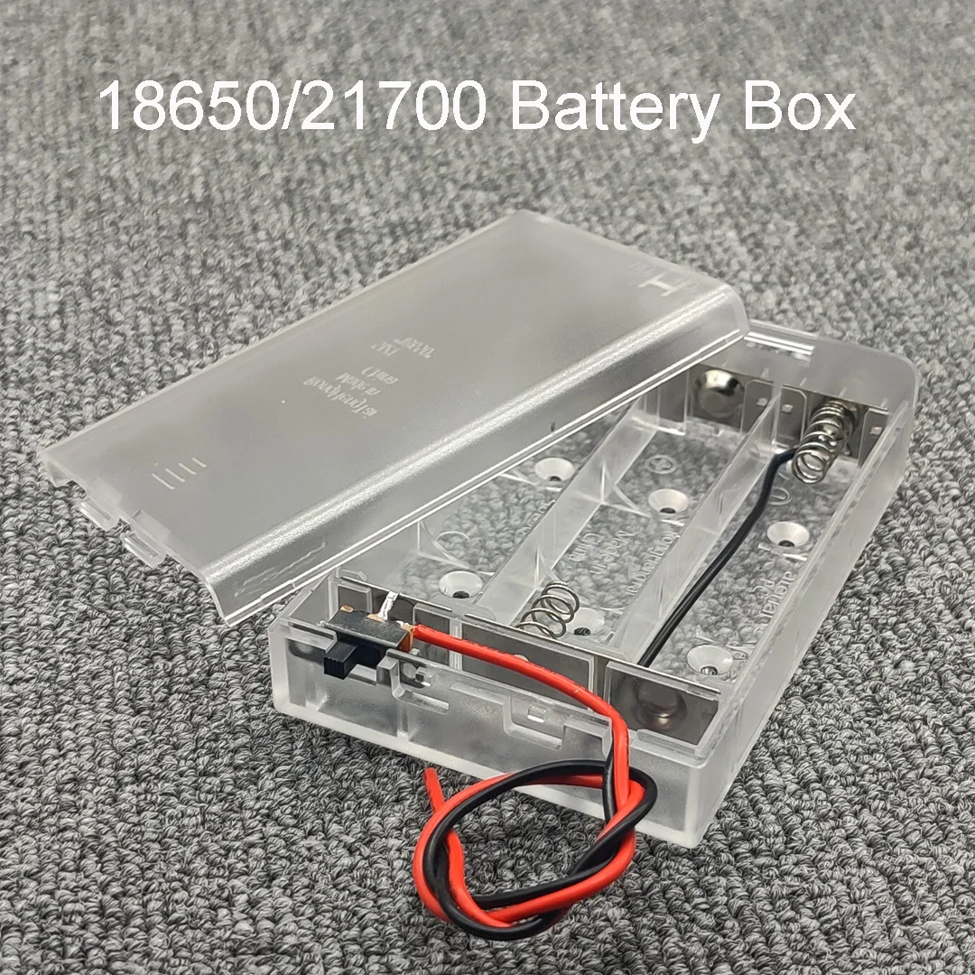 18650/21700 Portabatterie Battery Box 3 Slot Batterie Connessione Serie Con Interruttore 3*18650/21700 Senza Saldatura Fai Da Te