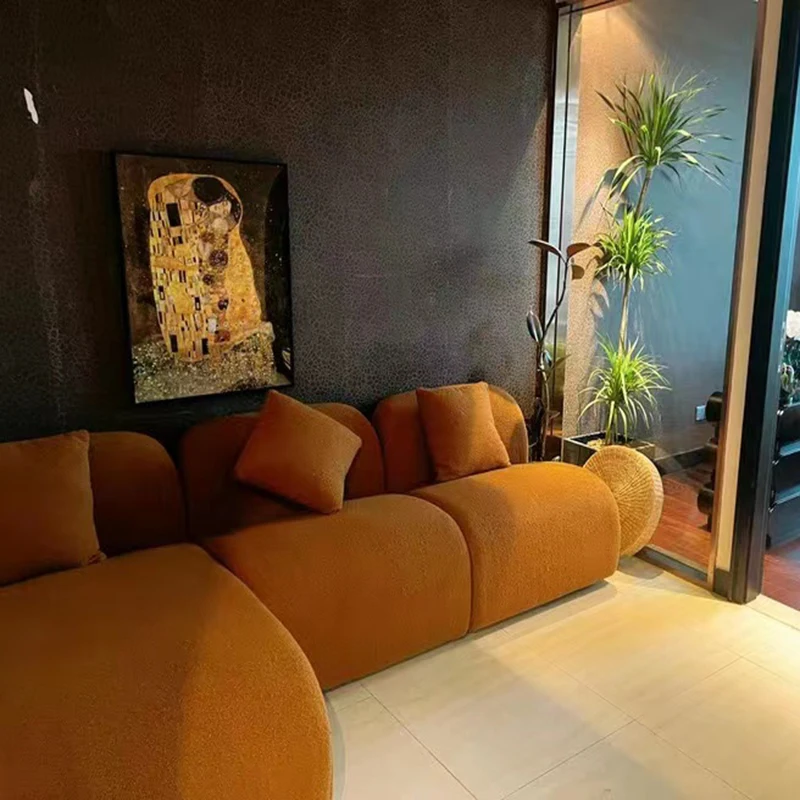 

Luxury Sofa Nordic Living Room Modern Simple Designer Single Sofa Special-Shaped Module Combination Leisure Guest Royal Chair