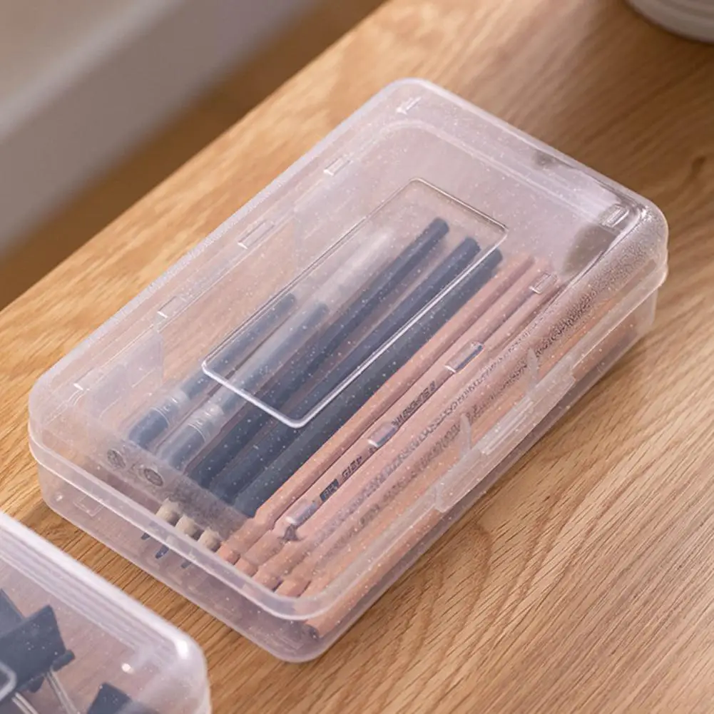 

Карандаш для деловых поездок, зеркальный прозрачный карандаш, вместительные прочные пеналы для организованных школьных и офисных принадлежностей для детей