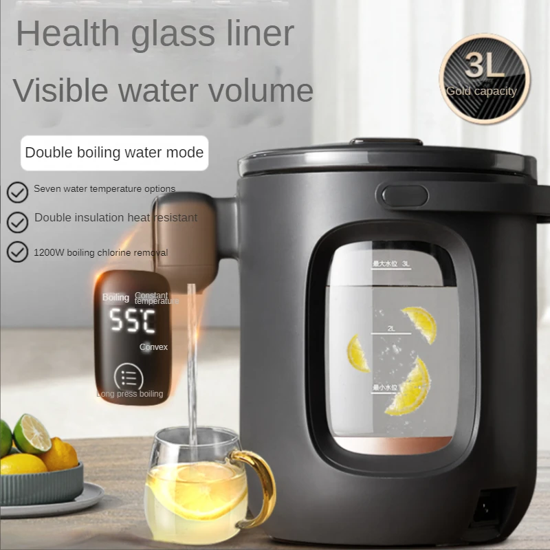 Electric hot water bottle household boiling kettle constant temperature smart  heat preservation integrated  glass laboratory instruments chemical thermostatic circulate glass constant temperature numerical control thermostat water bath