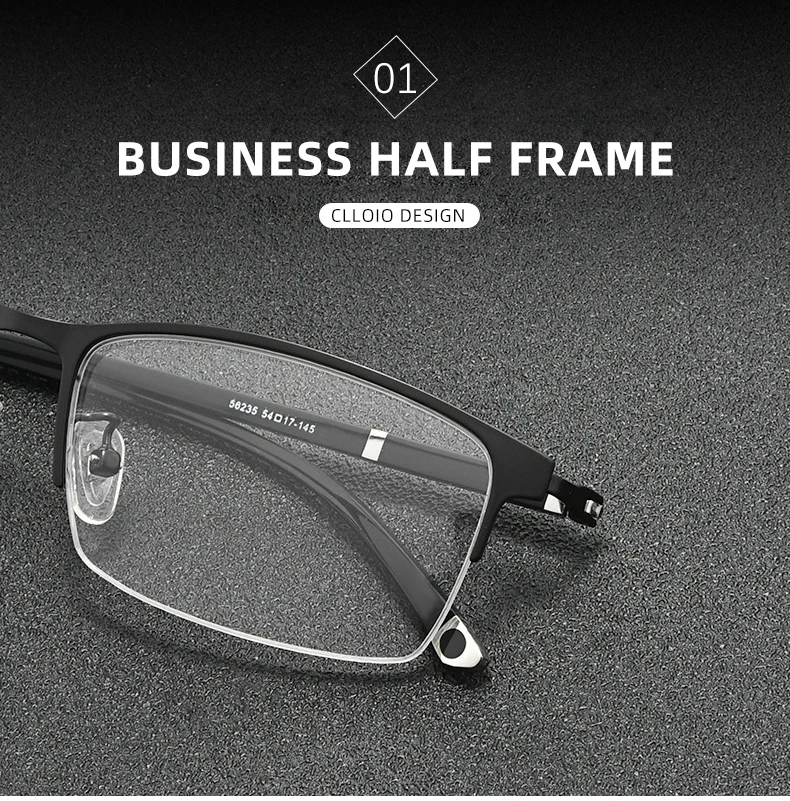 CLLOIO Photochrome Progressive Multifokale Lesebrille Anti Blau Licht Blockieren Männer Frauen Myopie Rezept Brillen Rahmen – Detail 8