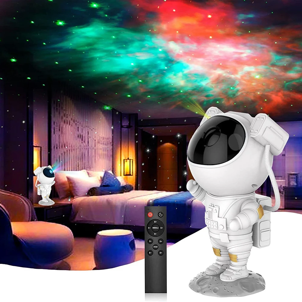 2022 Star Projector Galaxy Starry Sky LED Lamp Rotating Night Light Colorful Nebula Cloud Lamp Atmospher Bedroom Home Decor