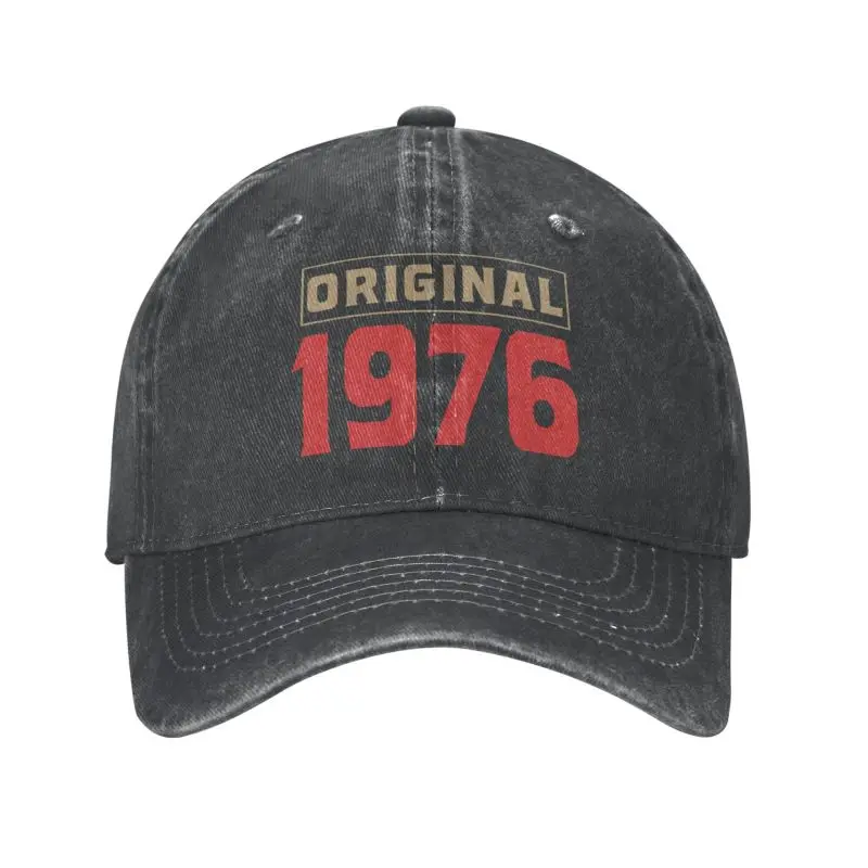 Cotton Birthday Gifts Baseball Cap for Men Women Adjustable Unisex Dad Hat Summer Original Born In 1976 Quality Certified