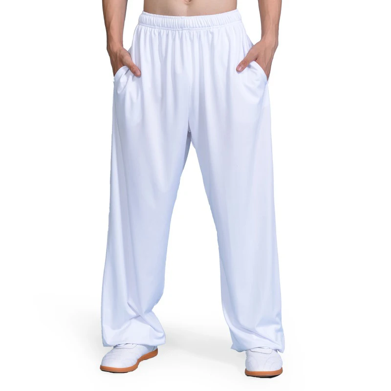 Tai Chi Trousers Tai Chi Pants Kung Fu Martial Art Yoga Pant Milk Shreds Quick-Drying for Summer