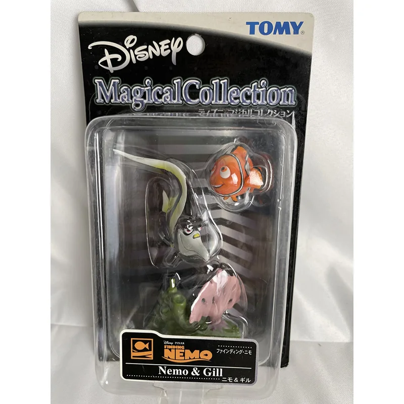 Takara Tomy Originale Alla Ricerca Di Nemo Action Figure Nemo E Gill Magical Collection Model Ornament Box Toys