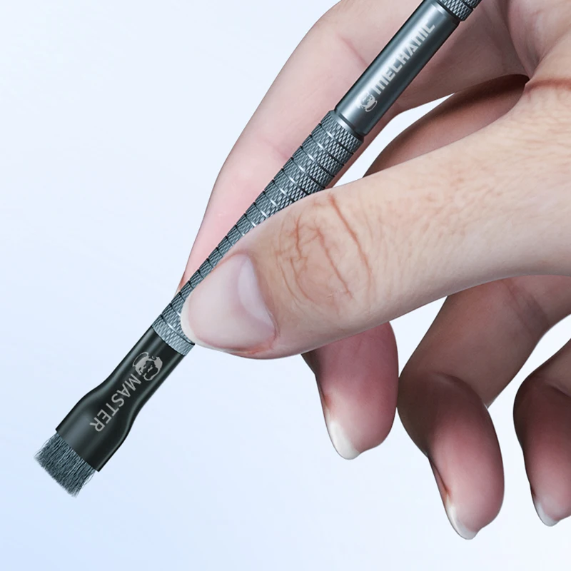 Mechanic Steel Brush Motherboard Chip Glue Removal IC Pad Cleaning PCB CPU Clean Dust PCB BGA Repair Soldering Brush 3