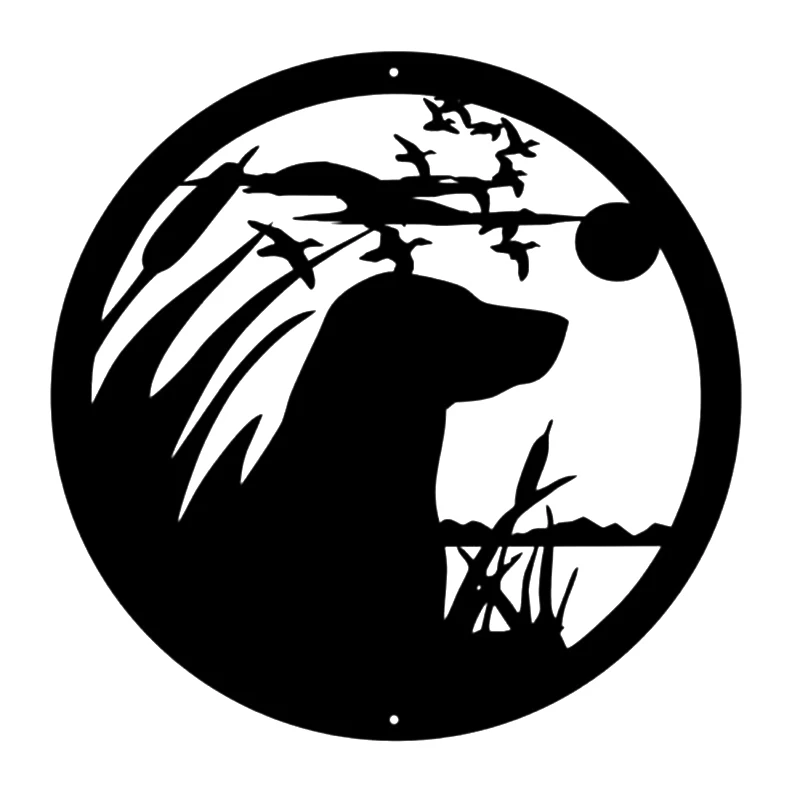 

15*15cm Hunting Dog hunter Car Sticker Vinyl Hobby Car Bumper Sticker shoting shoter accesoire voiture