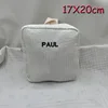 Children Backpack Kindergarten Name Embroidery Schoolbag Personality DIY Anti-Lost Quilted Hot Selling Korean Style Kids Bag 2