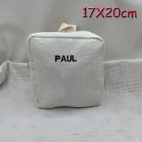 Children Backpack Kindergarten Name Embroidery Schoolbag Personality DIY Anti-Lost Quilted Hot Selling Korean Style Kids Bag 2