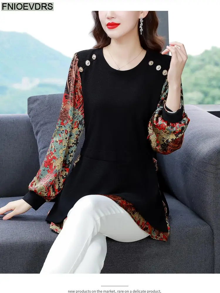 M-5XL Loose Clothes 2023 Women European Fashion Elegant Office Lady Work Button Shirt Casual Tunic Belly Peplum Tops And Blouses