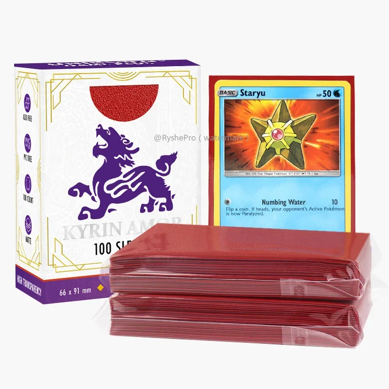 Kartenhüllen in Standardgröße Premium Perfect Exact Fit Innenkartenhüllen mit Pokemon-Karten für TCG MTG-Sportkarten ﻿ – Detail 11