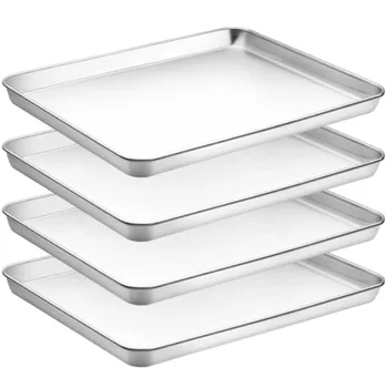Stainless Steel Baking Sheet Set (4-Piece) 1