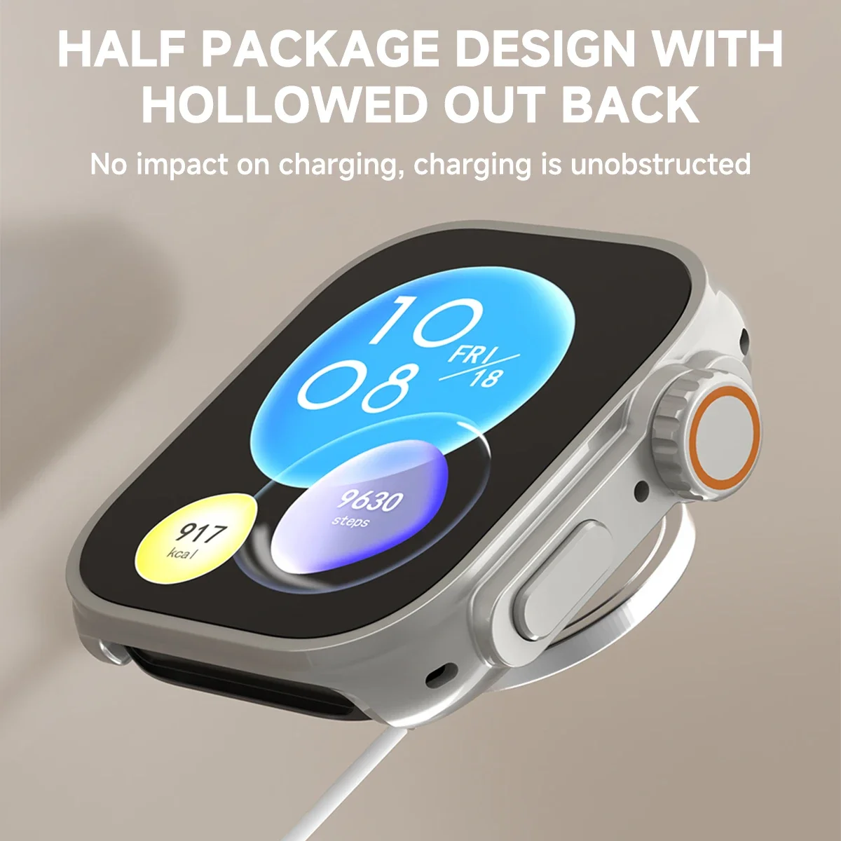 Ultra Screen Protector and PC Case + Glass for Huawei Watch Fit 3 Smartwatch