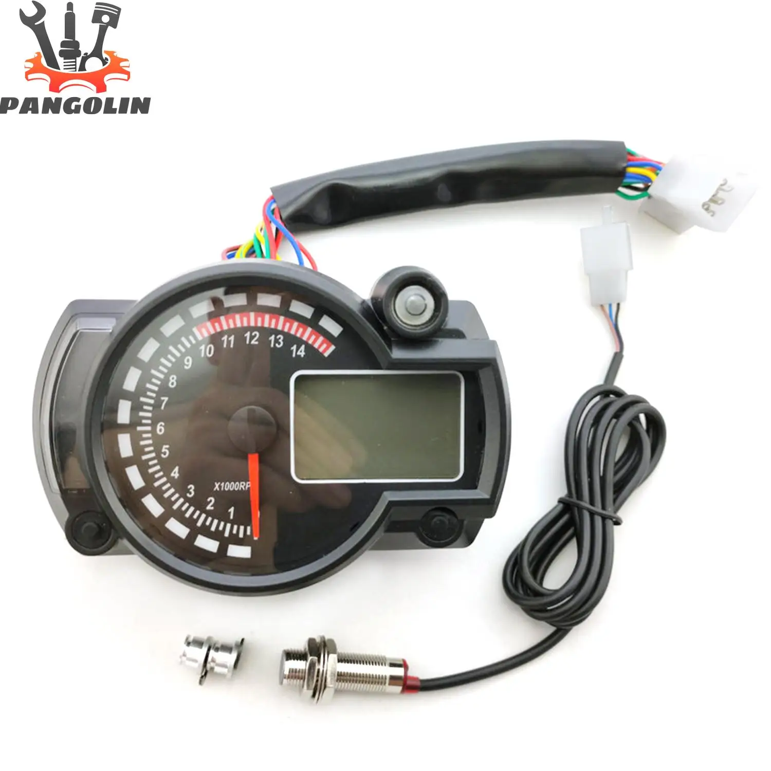 UniversalLCDDigitalMotorcycleRX2NOdometerforKOSO7Color