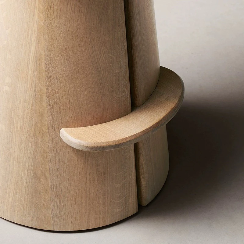 Nordic Luxury Solid Wood Bar Chair Creative Design Kitchen Counter Home Bar Stools Modern Taburetes Altos De Cocina Furniture