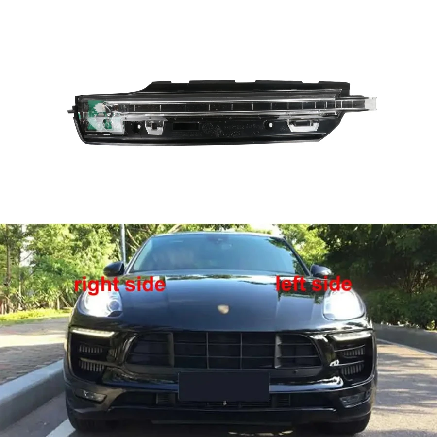 

Для Porsche Macan 2014 2015 2016 2017-2023 автомобильные аксессуары для зеркала заднего вида габаритные огни Передние боковые зеркала сигнал поворота