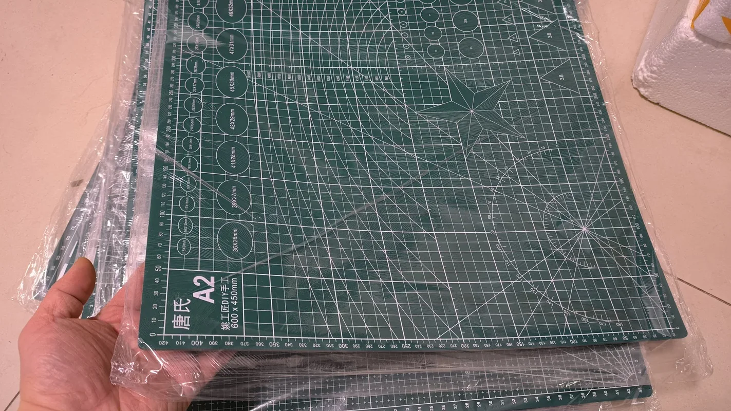 PVC cutting mat Cutting base plate 60x45cm A2 core paper cutting art carving cutter Backing plate