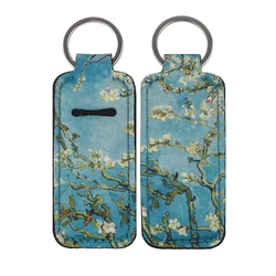 Van Gogh Art - Inspired Lipstick Holder Keychain - Trendy Bag Charm & Travel Accessory (5)