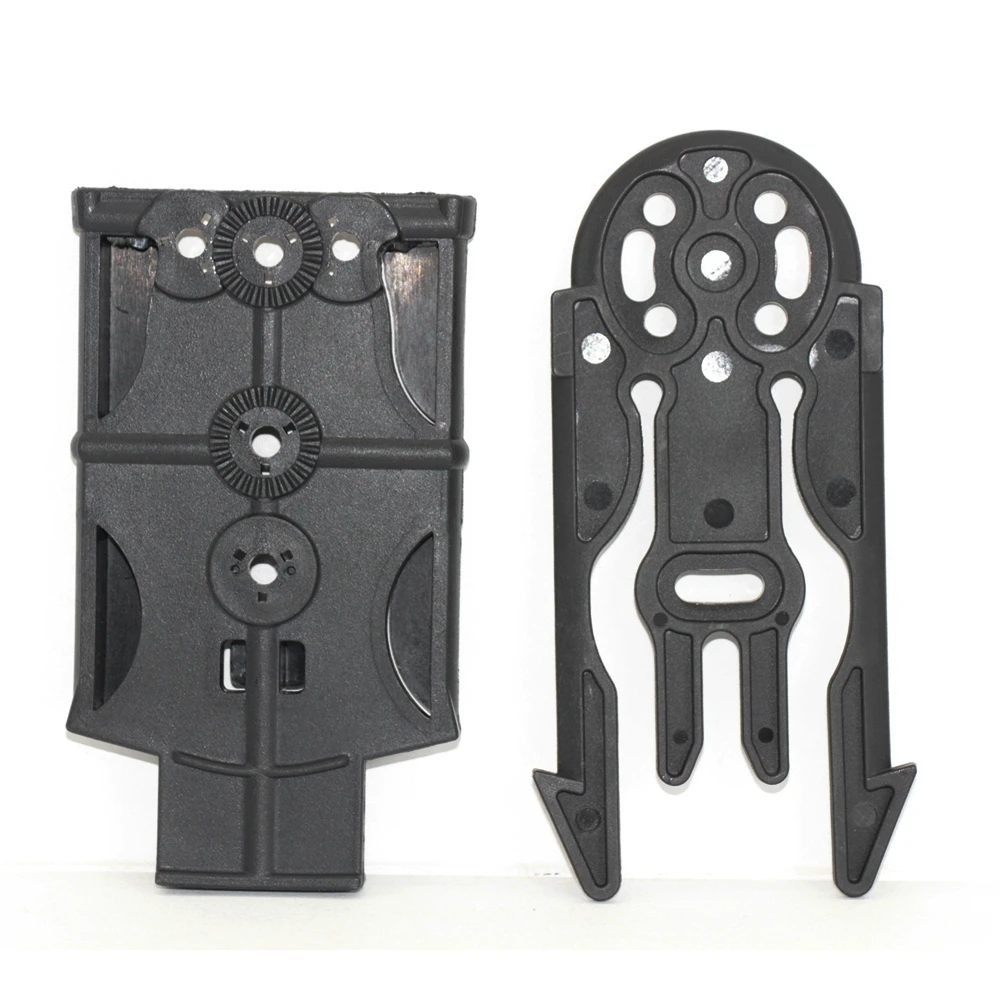 Universal MLS 17 18 Molle Quick Release Plate Gun Holster Platform Adapter Quick Locking System Kit for Hunting Vest Carry 5