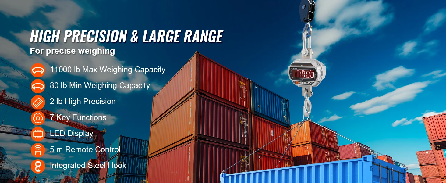 crane scale wide capacity range