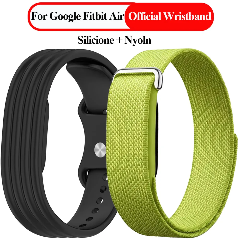 Official Sports Nylon and Silicone Loop Strap - Comfortable Bracelet Wristband for Active Lifestyles
