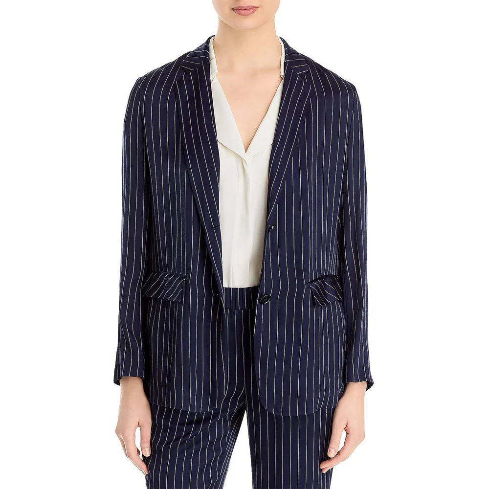 

Women Suits Sets Elegant Women's Pants Set Women's Two-piece Suit Striped Single-breasted Casual Formal Suit Woman Combi-pants