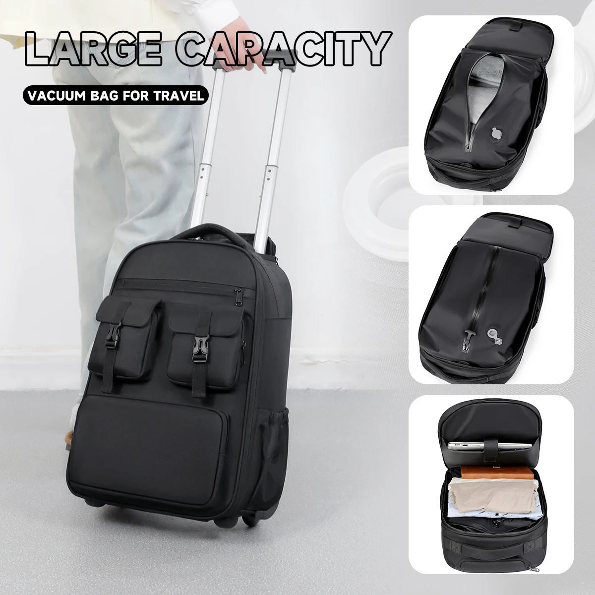 New Large-Capacity Backpack Travel Bag Men and Women Business Computer Bag Business Travel College Student School Bag