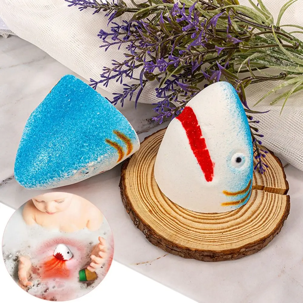 

Delightful Scent Shark Bath Bomb Adorable Color Sea Animal Bubble Bath Bombs Jaws Bath Bomb Shark Pattern Bath Bomb Adults