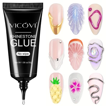 30g Trasparente 3D Nail Art Scolpire Gel Inodore Senza Piombo Costruttore/Sculpture Gel per Disegni di Goffratura Fai da Te Unghie in Gel Decorazione Delle Unghie