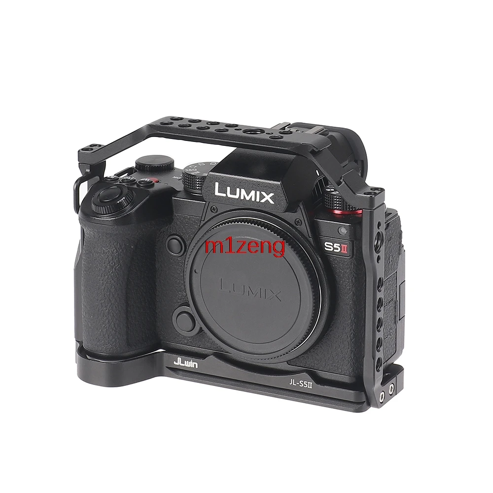 Alloy Quick Release Rabbit cage Rig Handle Arm support bracket L PLATE for Panasonic Lumix G9II S5II S5m2X camera tripod