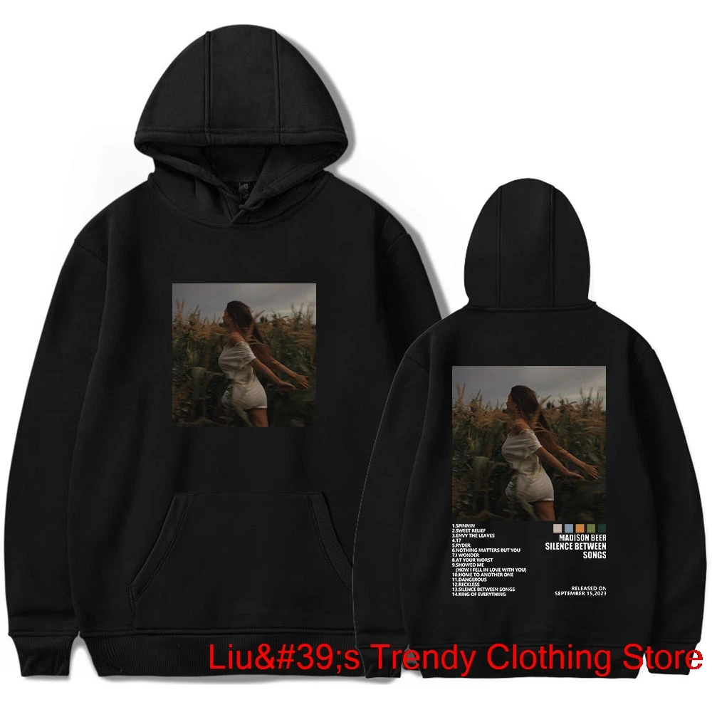 

Madison Beer Hoodies Silence Between Songs Album Merch Winter Unisex Fashion Funny Casual Streetwear Top