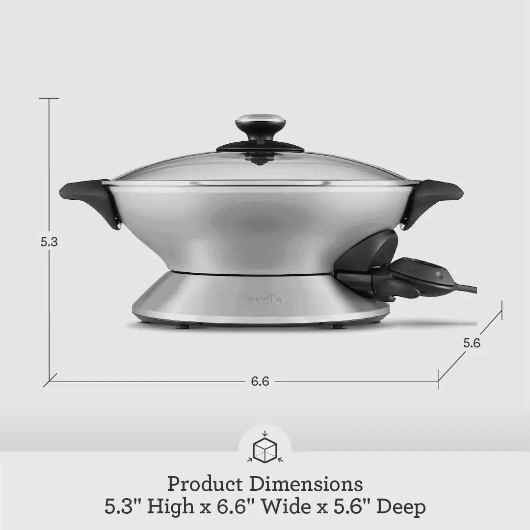 the Hot Electric Wok, One Size, Grey 6