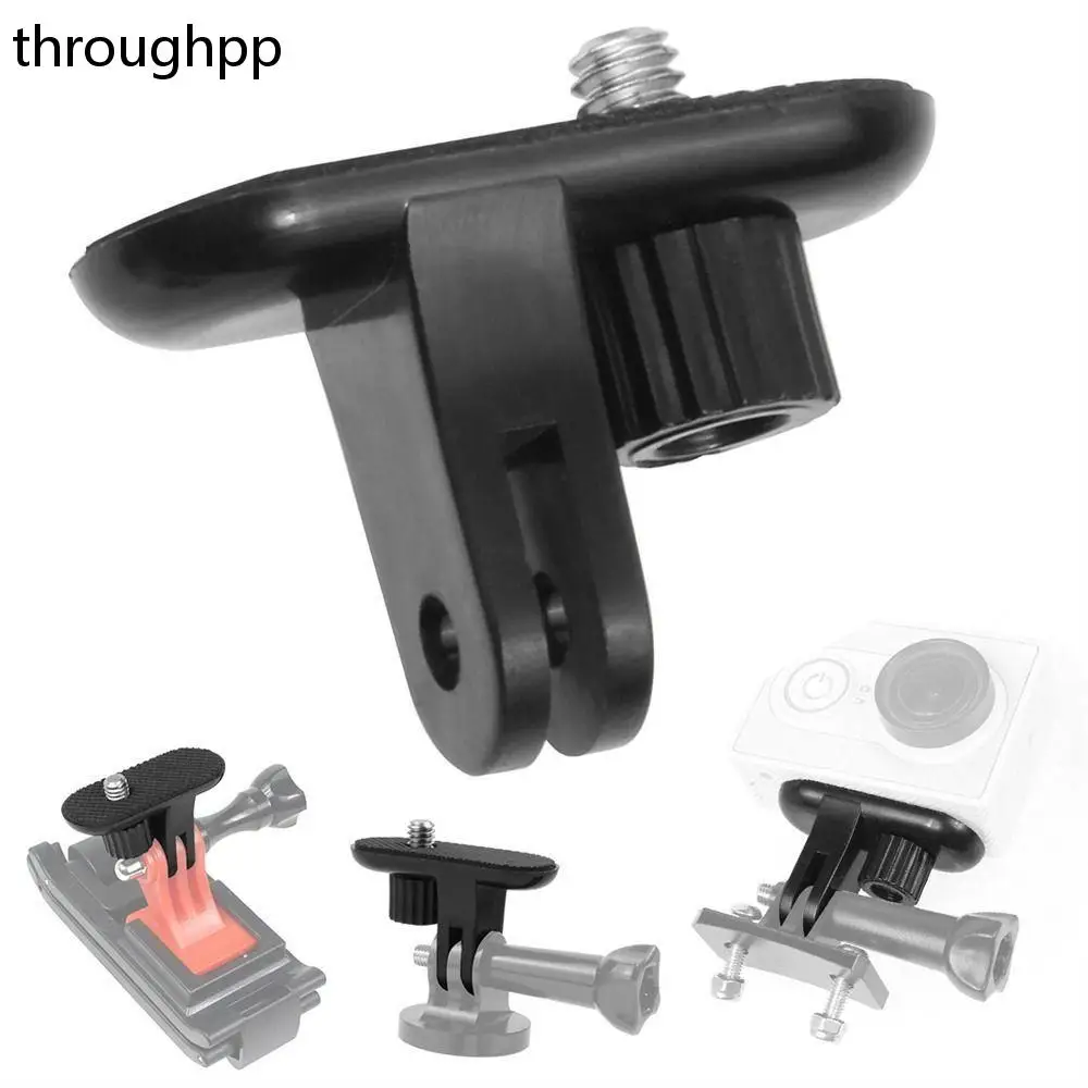 

Black Durable Tripod Mount Adapter 5*2*3cm 1/4 Screw Tripod for Gopro Supplies Tripod Accessories