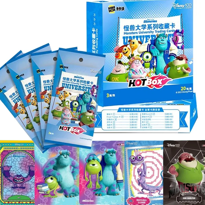 Carte Da Collezione Monsters University Disney 100Th Anniversary Fantasy Gold Card Rare Limited Edition Character Card Toy Kid Gift
