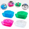 Inflatable Double Person Sofa Clear/Pink/Blue/Green Blow UP Chairs Portable Air Sofa Camping Yard Couchs Outdoor Activitiy 1