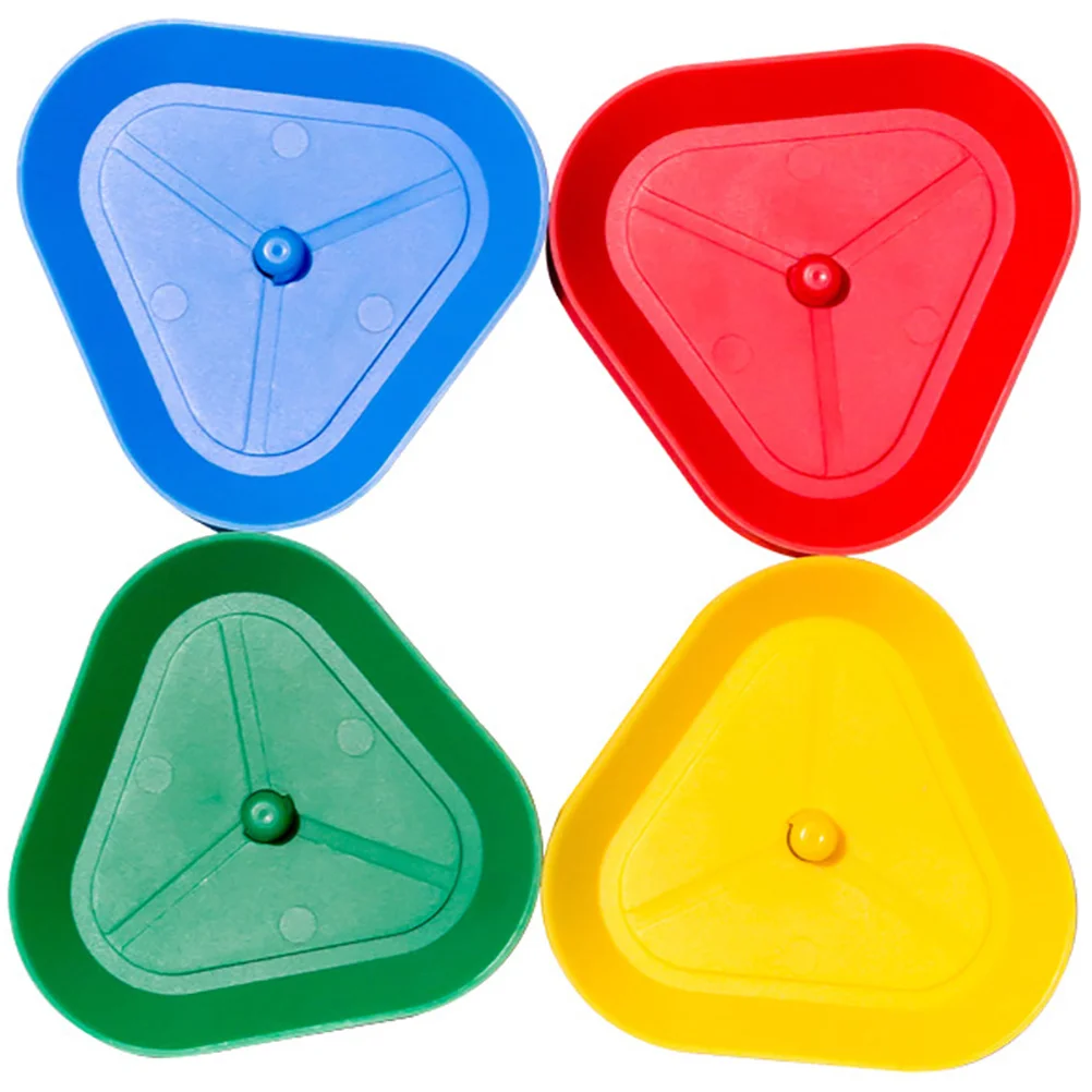 

4pcs Game Card Holder Triangle Playing Card Holders for Family Party Game
