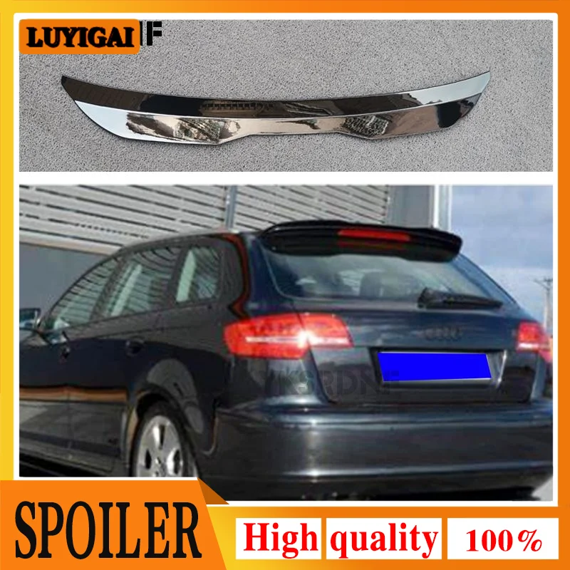CSR Rear window glass cover spoiler wing trim Audi A3 8L Unpainted ABS
