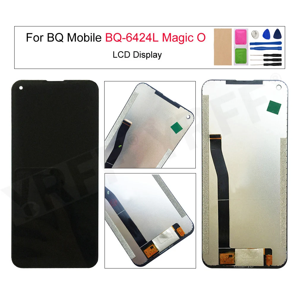 ЖК-экран для BQ 6424L для BQ Mobile BQ-6424L Magic O, ЖК-дисплей, сенсорный экран, дигитайзер, стекло для телефона, сенсорная панель, ремонт