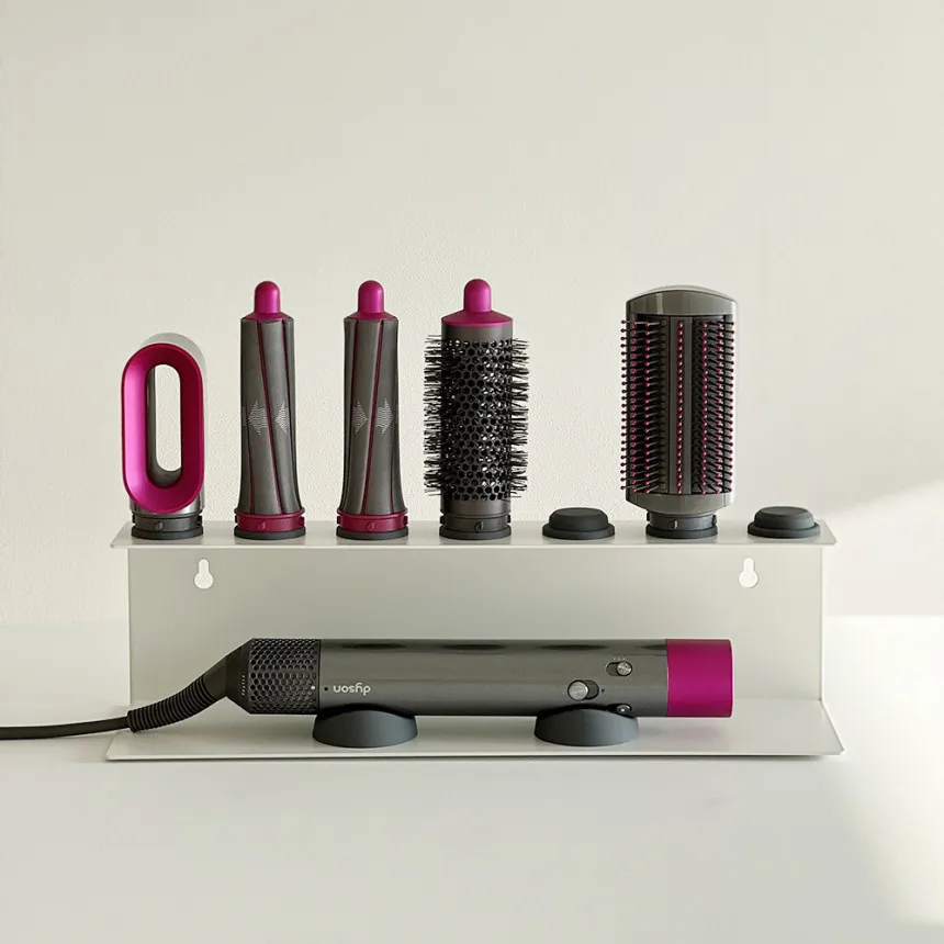 Airwrap Holder Metal Stand for Dyson Airwrap Cradle Support Wallmount White