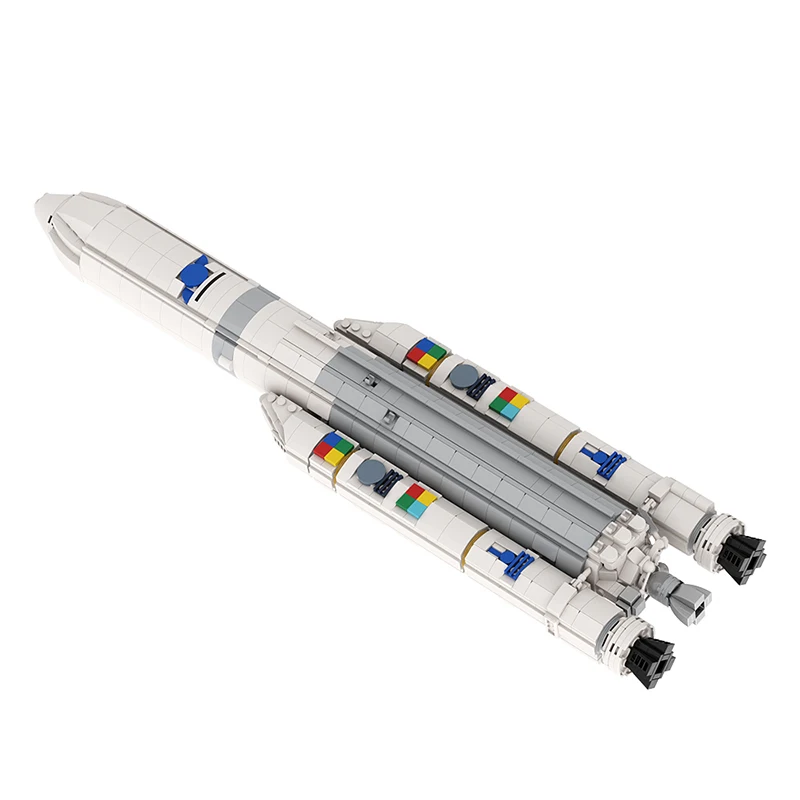 

MOC искусственный спутник Rrocket Launch 1:110 арианеаль 5 ЭКА космический ракета строительные блоки Вселенная Sspaceflight Кирпичи Игрушки