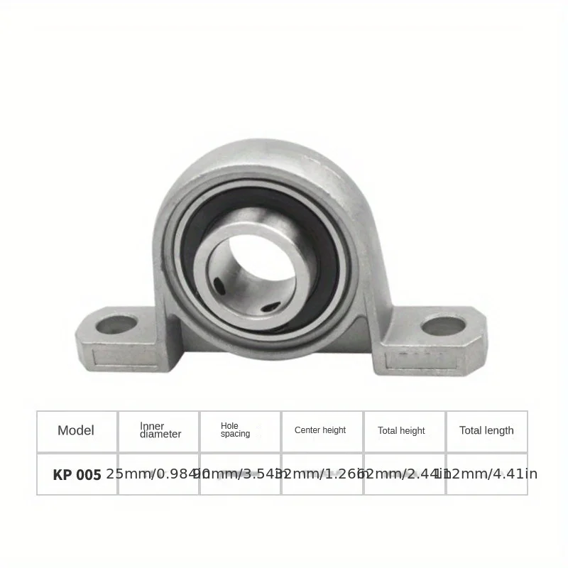 1 Stück Zinklegierung Durchmesser 8 10 12 35 mm Bohrung Kugellager Stehlager montiert Unterstützung Kfl08 Kfl000 Kfl001 Kp08 Kp000 Kp001 Kp002 – Detail 11