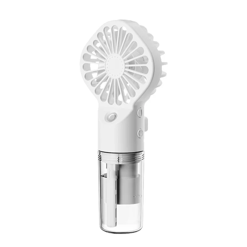Customizable Humidifier Fan Mini Handheld Mist Fan Portable USB Rechargeable Fan with Humidifier Mini Water Spray Hand Fan