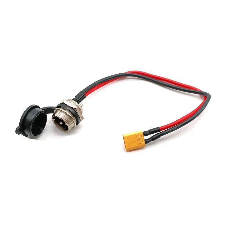 Universal GX16 3 Pins Charging Port for VSETT 8 8+ 9 9+ 10+ ZERO 8 9 10 8X 10X 11X Speedual Electric Scooter GX-16 Socket Plug